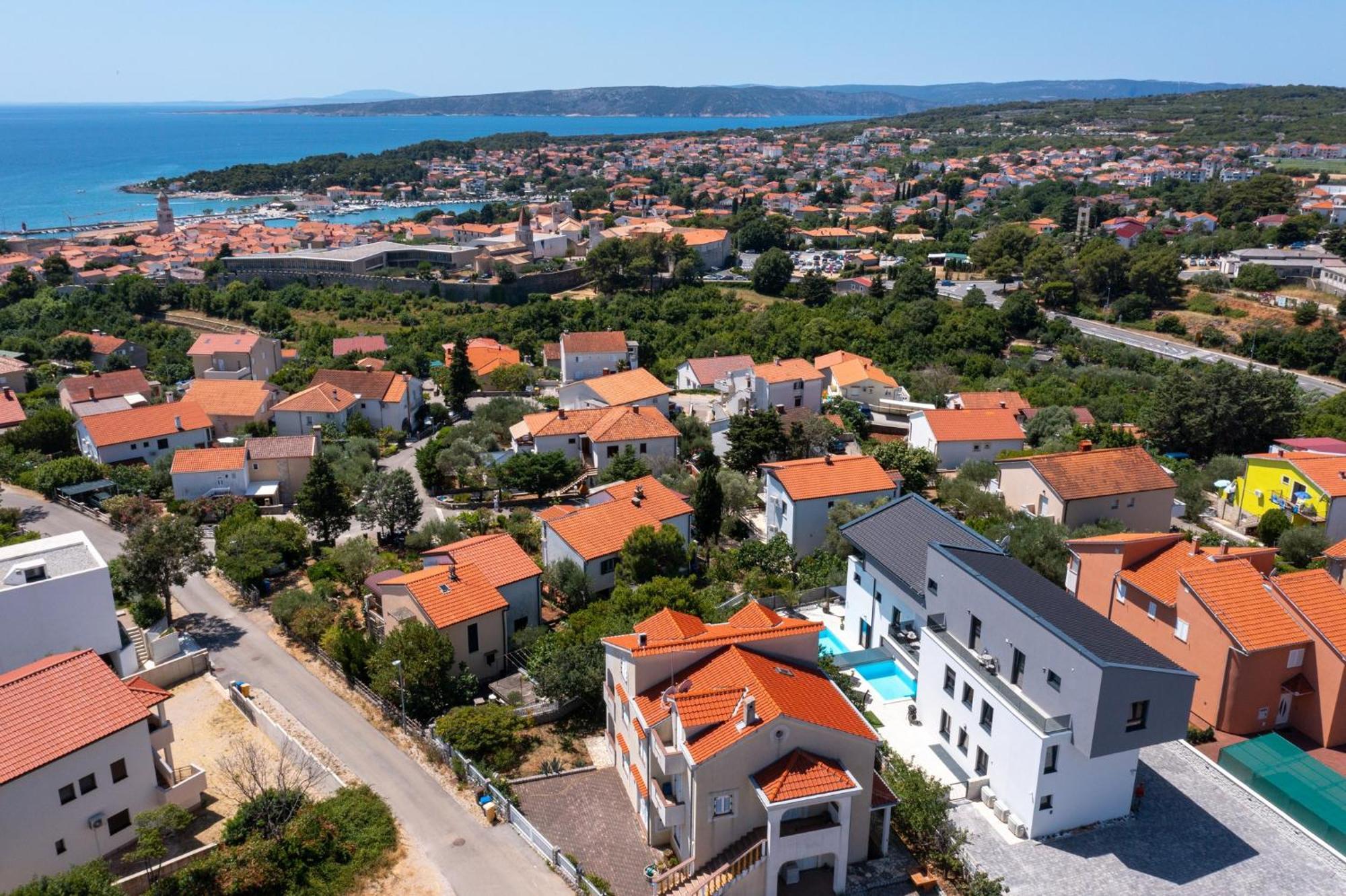 Luxury Villa Adria Apartments Krk Town Exteriér fotografie