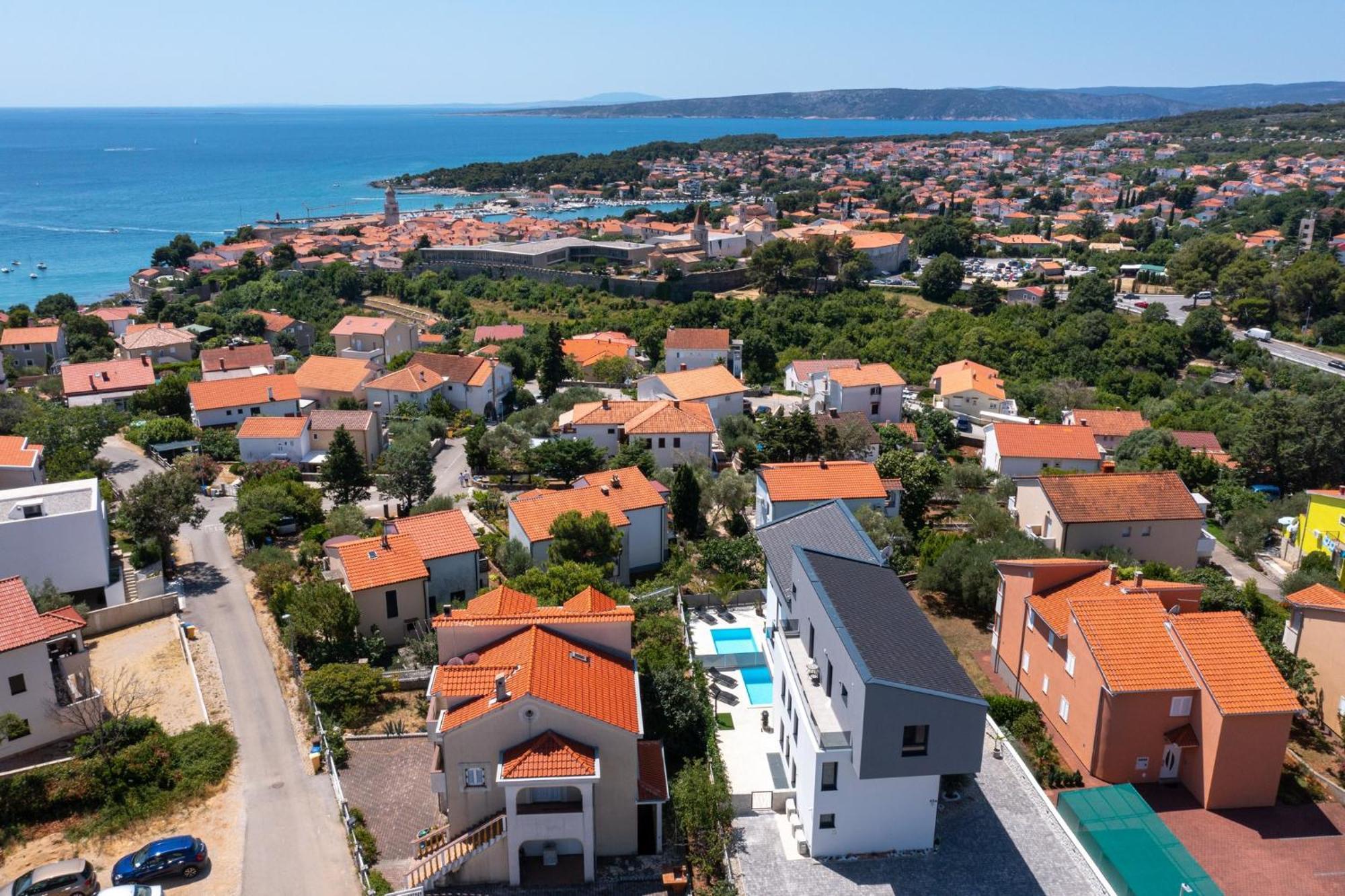 Luxury Villa Adria Apartments Krk Town Exteriér fotografie