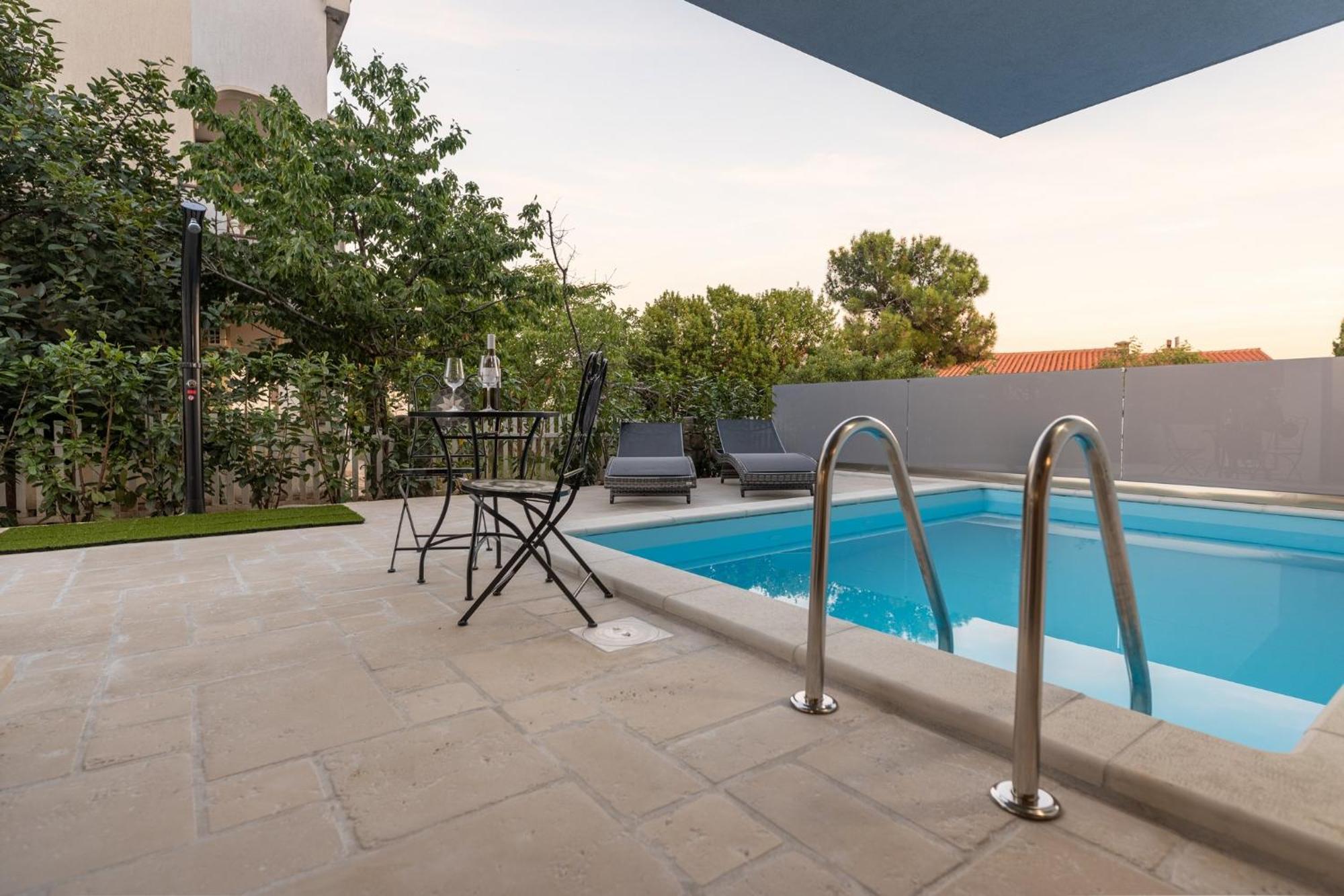 Luxury Villa Adria Apartments Krk Town Exteriér fotografie